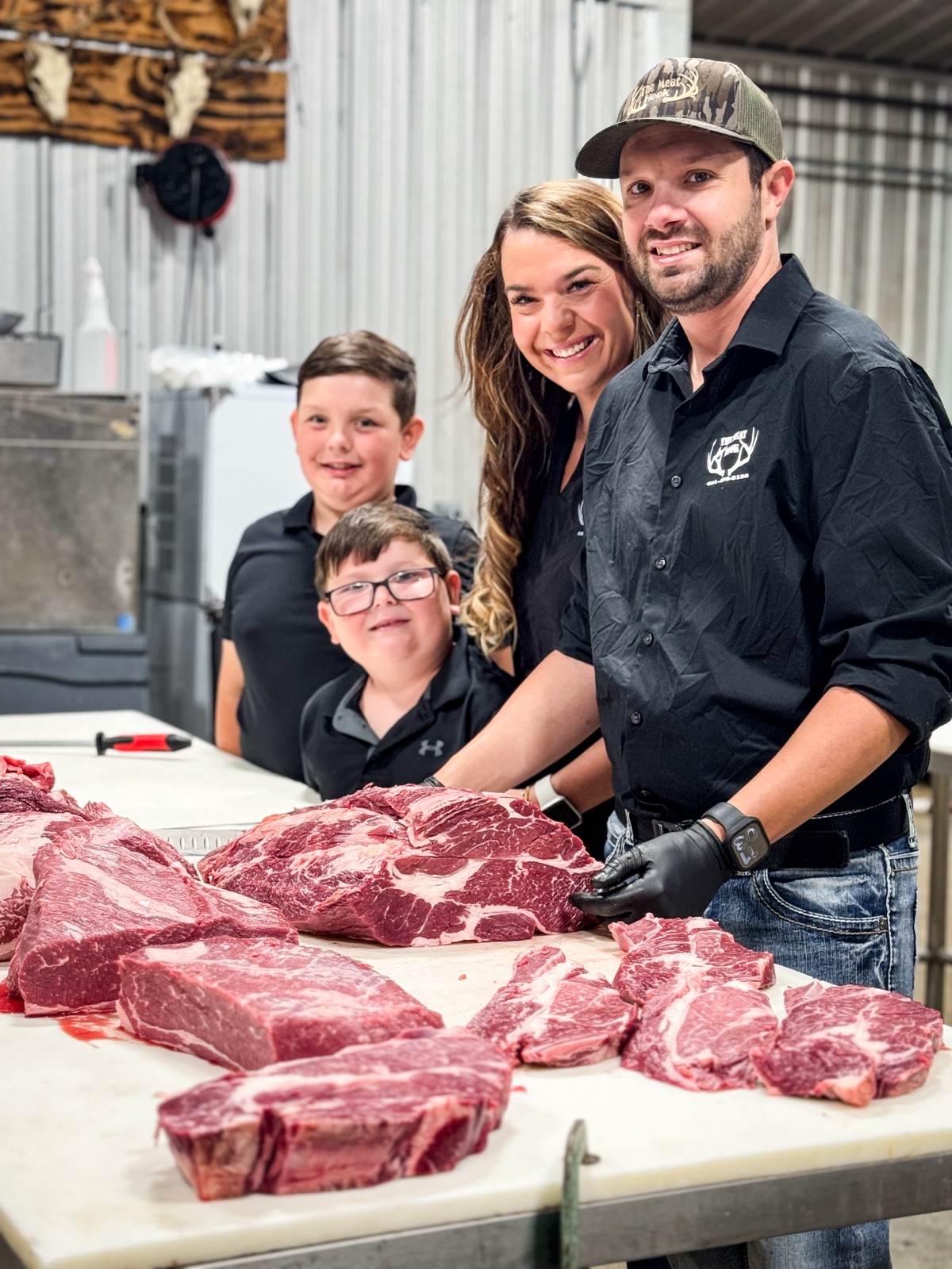 The Phillips family at The Meat Hook