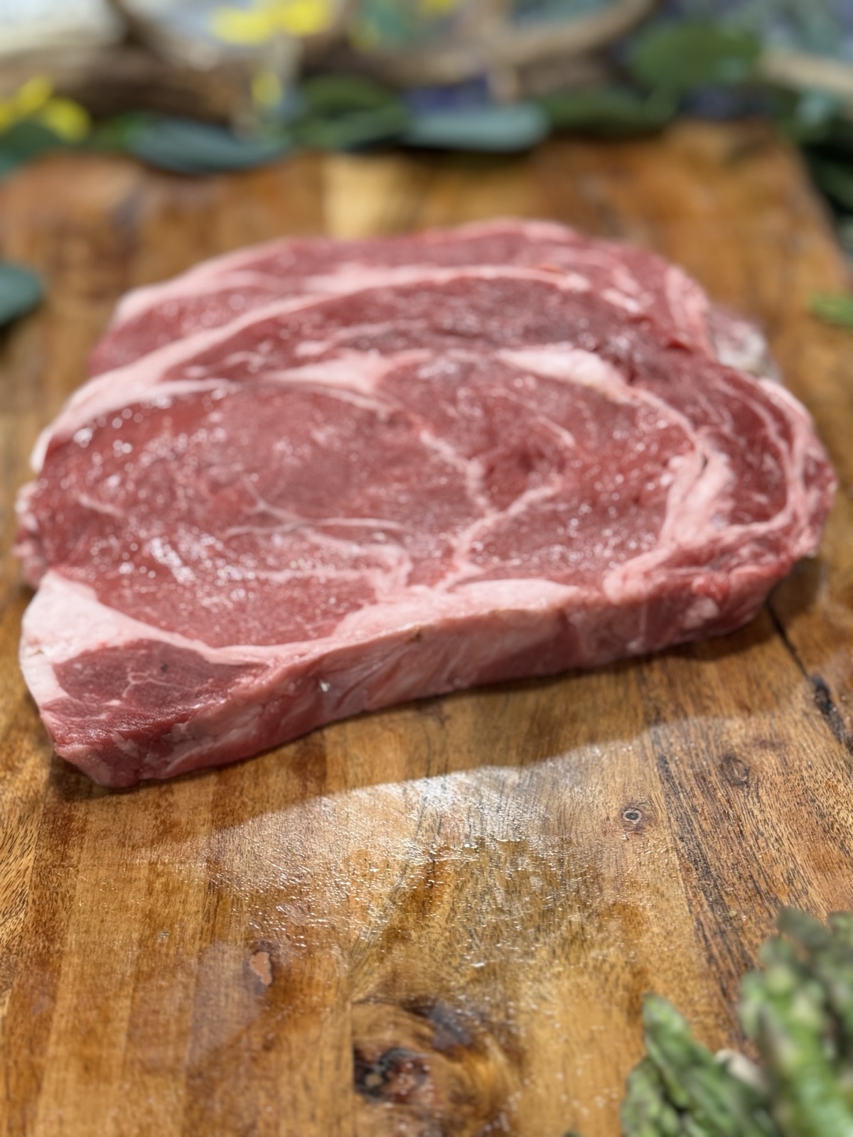 Hand-cut ribeye steaks on the board at The Meat Hook