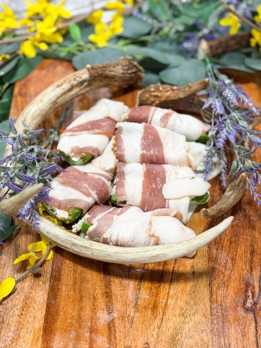Bacon-wrapped jalapeño poppers at The Meat Hook