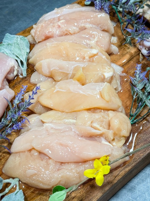 Chicken breast filets at The Meat Hook