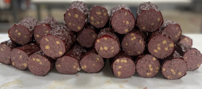Jalapeño cheese summer sausage at The Meat Hook