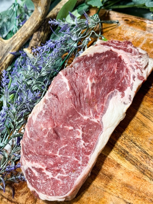 New York strip steaks at The Meat Hook