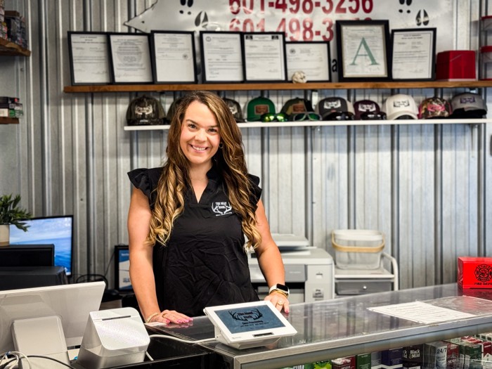 Owner Amber Phillips at The Meat Hook